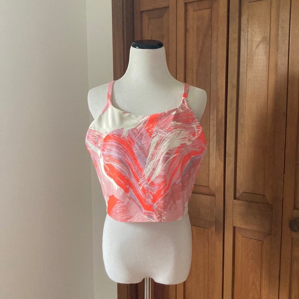 Old Navy Active Pink & Orange Crop Top, Size 1X